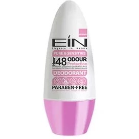 تصویر دئودورانت زنانه مدل Pure And Sensitive حجم 50میل ای آی ان EIN Pure And Sensitive Deodorant For Women 50ml