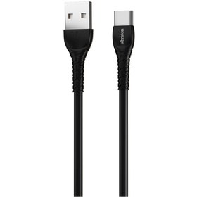 تصویر کابل تبدیل USB به USB-C سیبراتون مدل S201C طول 1.1 متر 