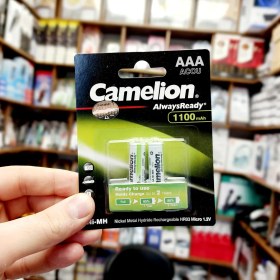 تصویر باتری نیم قلمی کملیون مدل ACCU-1100mAh بسته ۲ عددی 