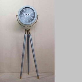 تصویر ساعت چوبی ۳پایه ورسانا - طلایی Versana Wooden Tripod Clock