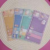 تصویر استیک نوت فانتزی طرح کاکتوس و خرگوشی 