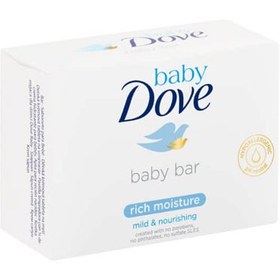 تصویر صابون بچه داو rich moisture حجم 75g 