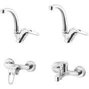 تصویر ست شیرآلات قهرمان مدل تندیس 