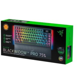 تصویر کیبورد گیمینگ ریزر مدل Black Widow V4 Pro 75% 