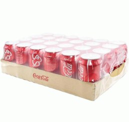 تصویر نوشابه کولا کوکا کولا - 330 میلی لیتر بسته 24 عددی Coca-Cola - 330 ml 24-pack