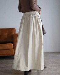 تصویر دامن تابستانه لینن 