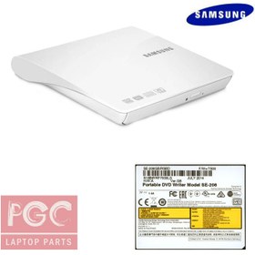 تصویر دی وی دی رایتر اکسترنال Samsung Dvd Rw se208 White 