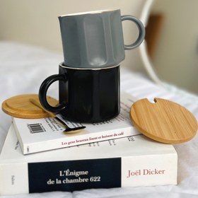 تصویر ماگ اسپرت درب چوبی 