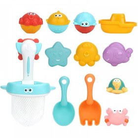 تصویر اسباب بازی حمام 12 تکه He-0246 هانگر Huanger 