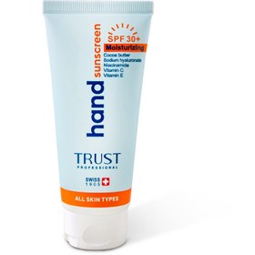 تصویر کرم تخصصی دست ضدآفتاب و آبرسان +SPF30 بی‌رنگ تراست (۶۰ میل) HAND sunscreen & moisturizing SPF30