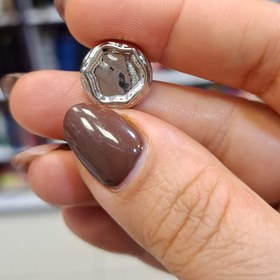 تصویر دکمه دفرمه - نقره ایی / سایز 2 