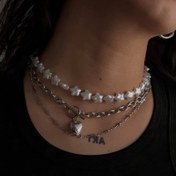 تصویر گردنبند ستاره ای صدفی 