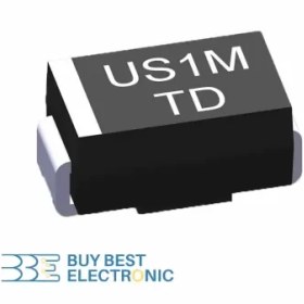 تصویر دیود US1M پکیج SMA Ultra Fast Diodes