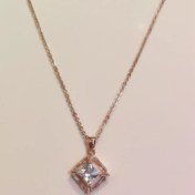 تصویر گردنبند زرگون رنگ ثابت 