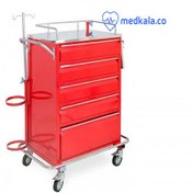 تصویر ترالی اورژانس 5کشو +مشخصات و ویژگی 