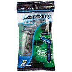 تصویر تیغ صابون دار لمسر بسته ۵ عددی 