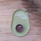 تصویر ظرف غذای کودک مزه خوری آووکادو | سرامیکی دست‌ساز 