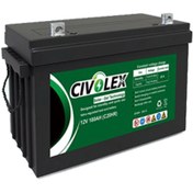 تصویر باتری خورشیدی 100 آمپر ۱۲ ولت دیپ سایکل ژل سپاهان Solar Battery deep cycle Gel 12v 100A/h sepahan