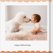 تصویر آلبوم عکس دیجیتال کودک به سبک بوهو 