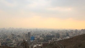 تصویر فوتیج نمای پانوراما از تهران 