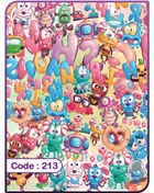 تصویر کاغذ کادو گلاسه کد 213 بسته 50 عددی 