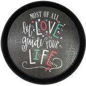 تصویر سینی پذیرایی رایکا طرح LOVE LIFE کد ۳۷۱ 