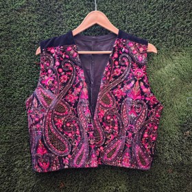 تصویر جلیقه مخمل jm18 