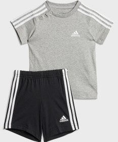 تصویر ست اساسی سه خط نوزادی برند Adidas Infant 3 Stripes Essential Set