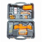 تصویر پمپ باد کمپرسور فندکی ماشین دو سیلندر برند BIST BIST tm9