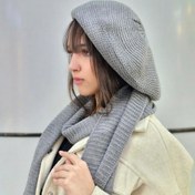 تصویر شال و کلاه فرانسوی بافت 