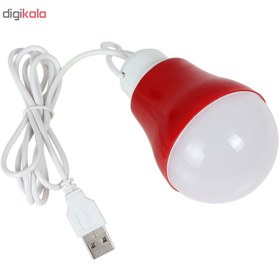 تصویر چراغ ال ای دی USB مدل A1 - سفید صدفی 