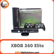 تصویر ایکس باکس XBOB 360 Elite Black دو دسته 