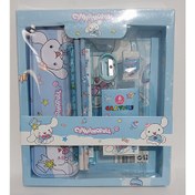 تصویر پک هدیه لوازم تحریر مدل 7 تکه (فروش به صورت عمده) - سینمارول آبی 7-piece stationery gift pack