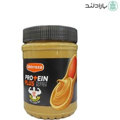 تصویر كره بادام زمينی با پودر پروتئین شیررضا 400 گرم 