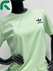 تصویر تی شرت زنانه ADIDAS آدیداس برجسته پشت طرح دار کد 6507 - سبز / L 