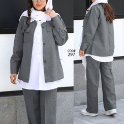 تصویر ست شومیز و شلوار زنانه مشکی پرشین پرومکس 