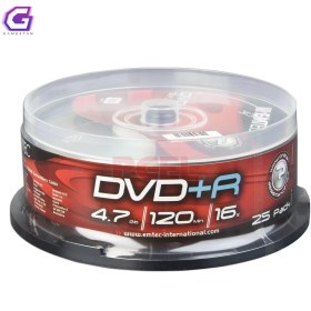 تصویر دی وی دی خام امتک مدل EMTEC DVD-R 4.7GB 16x - بسته 25 عددی 