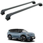 تصویر جعبه بار سقفی KIA EV5 2023 2025 ROOF RACK CARRIER SPACER ROD PAW PRO 2 BLACK auto paw 