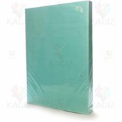 تصویر کاغذ رنگی آبی A4 الوان ۵۰گرم ایرانی بسته ۵۰۰برگی 