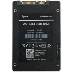 تصویر اس اس دی اپیسر Apacer Panther 120GB SSD استوک 