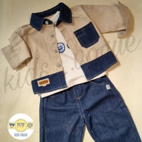 تصویر ست سه تکه پسرانه 