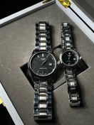 تصویر ست کاپلی کاسیو نقره ای ص مشکی 