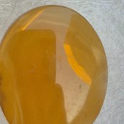 تصویر عقیق عسلی سایز انگشتری Aqatebasali