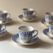 تصویر ست فنجان قهوه‌خوری سرامیکی ۶ عددی 