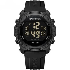 تصویر ساعت مچی دیجیتال نیوی فورس مدل NF7104BBBE با بند سیلیکونی 