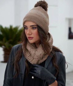 تصویر شال گردن رینگی بافت 