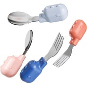 تصویر قاشق و چنگال استیل هی اور شی He Or She 