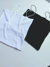 تصویر کراپ بند ماکارونی رنگی 