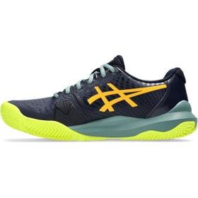 تصویر کفش تنیس مردانه اسیکس Asics Gel-Challenger Clay 14- مشکی/سبز 