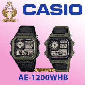 تصویر ساعت مچی دیجیتال مردانه کاسیو مدل AE-1200WHB-1BVDF casio AE-1200WHB-1BVDF digital watch